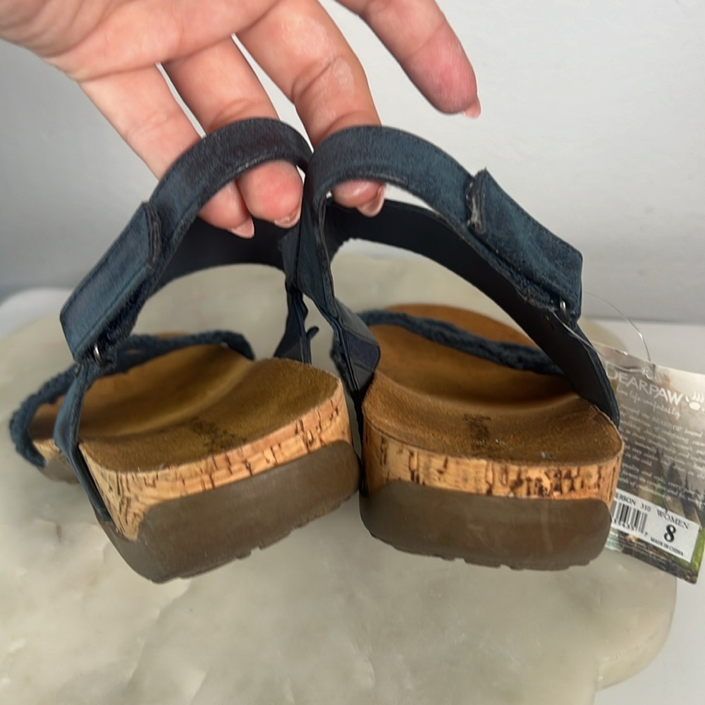 Bearpaw Emerson Slingback Sandals, Navy Blue, Sizes 8 NWT - Picture 9 of 9